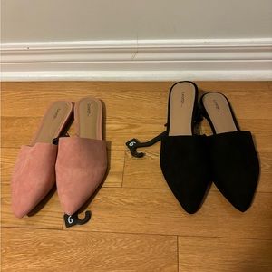 Black & Pink Sandals NWT
